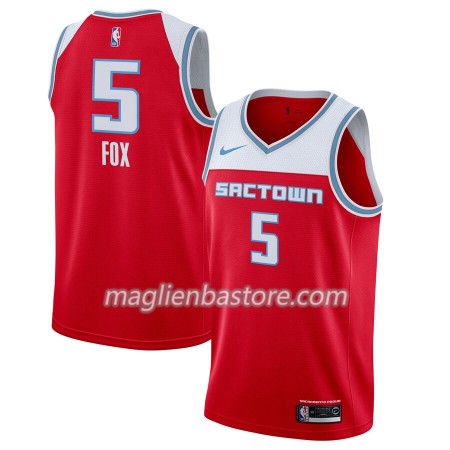 Maglia NBA Sacramento Kings De'Aaron Fox 5 Nike 2019-20 City Edition Swingman - Uomo